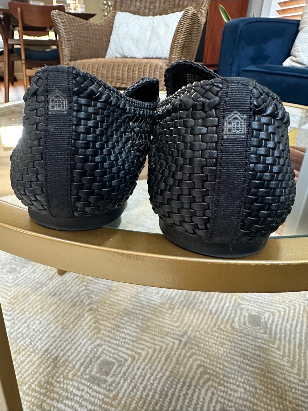 Birdies The Starling Woven breathable basket weave design slip on loafers - Picture 5 of 8